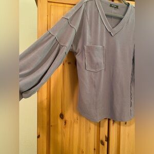 BTFBM Lavender V Neck